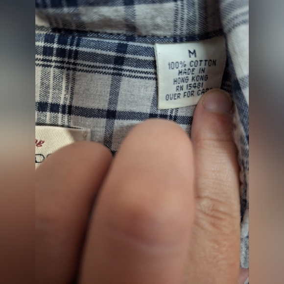 Denim Ridge mens size medium button down shirt - Picture 3 of 4